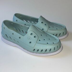 Unisex Sperry Top Sider Float Boat Light Blue shoe deck W 7.5 worn 1x